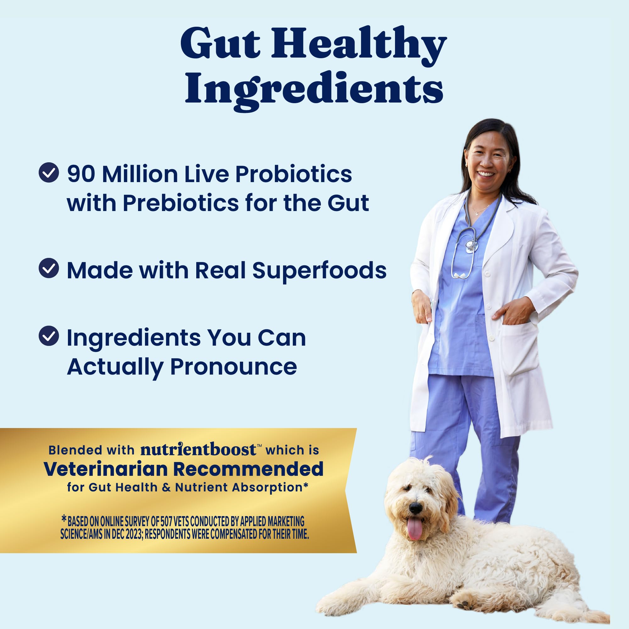Solid Gold Toy & Small Breed Dry Dog Food Small Bites – Real Lamb, Grain Free, Probiotics, 11lb