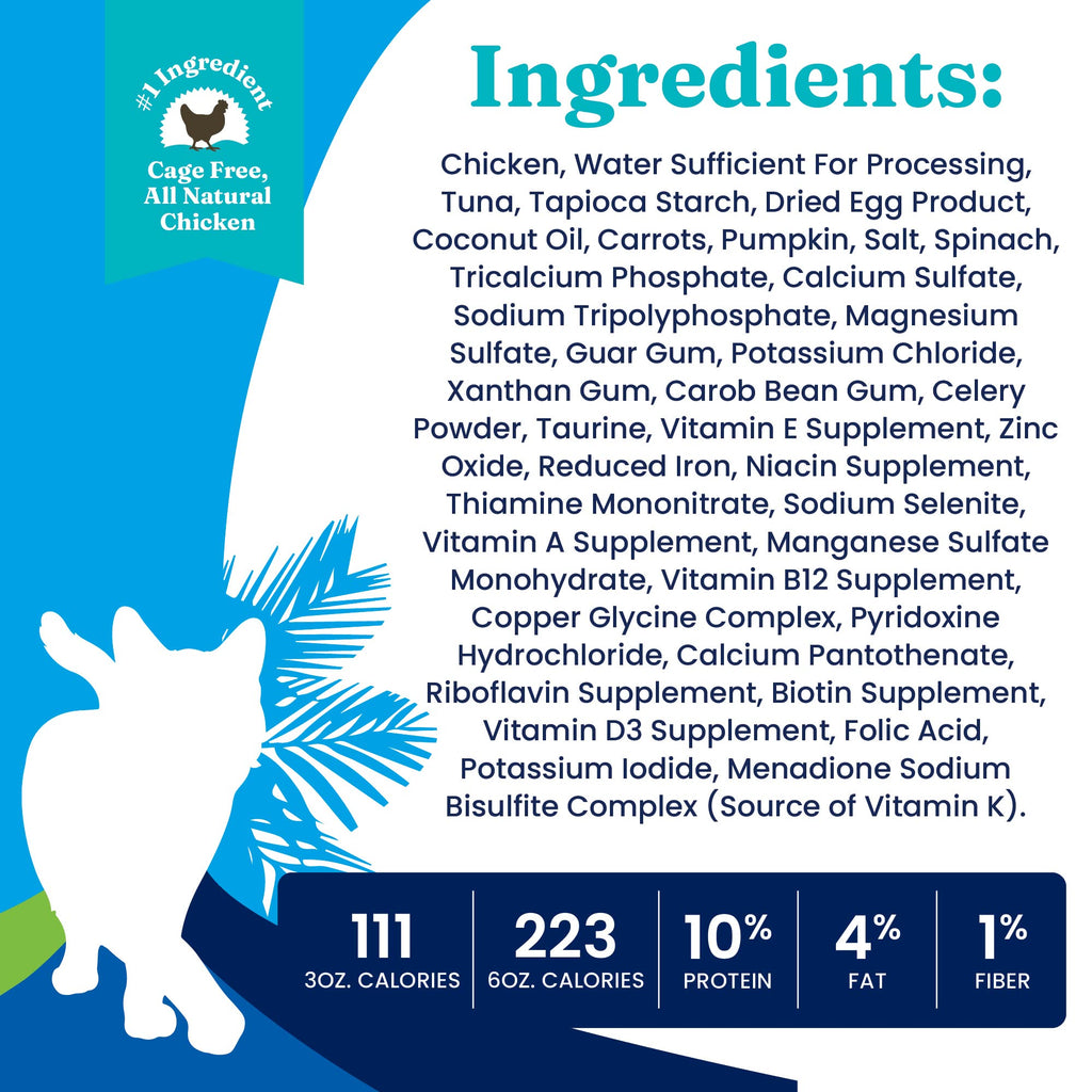 Solid Gold Tropical Blendz Wet Cat Food — Chicken Pate in Coconut Oil (16-Pack)