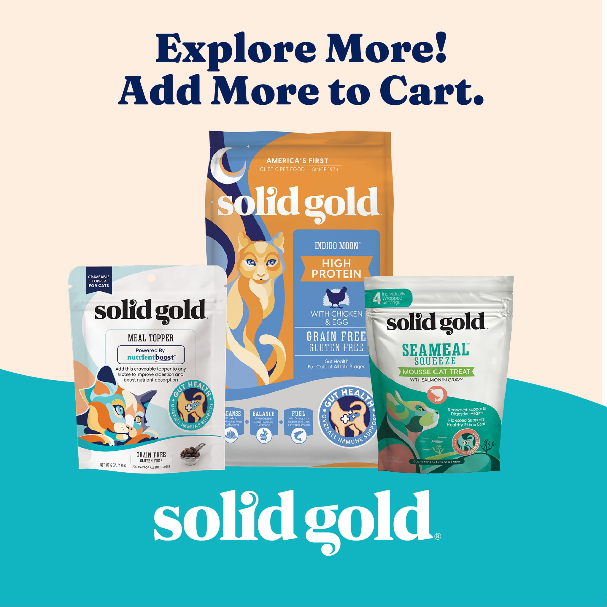 Solid Gold Wet Cat Food Shreds in Gravy – Real Chicken & Tuna, Grain Free