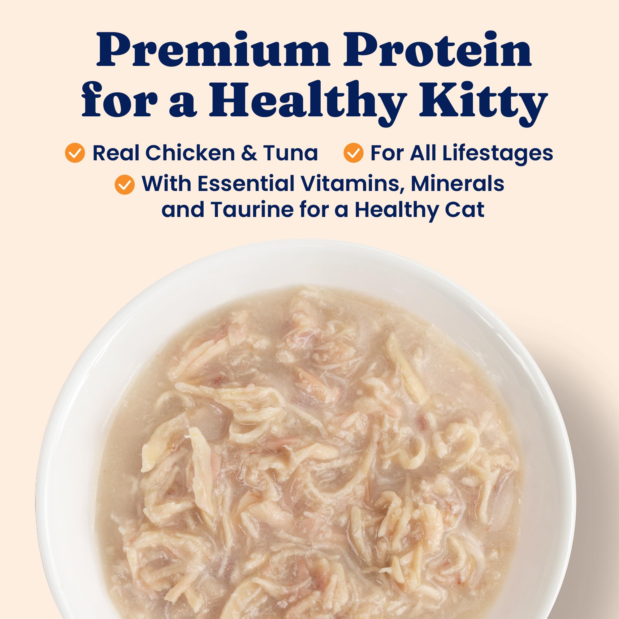 Solid Gold Wet Cat Food Shreds in Gravy – Real Chicken & Tuna, Grain Free