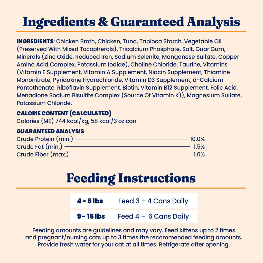 Solid Gold Wet Cat Food Shreds in Gravy – Real Chicken & Tuna, Grain Free