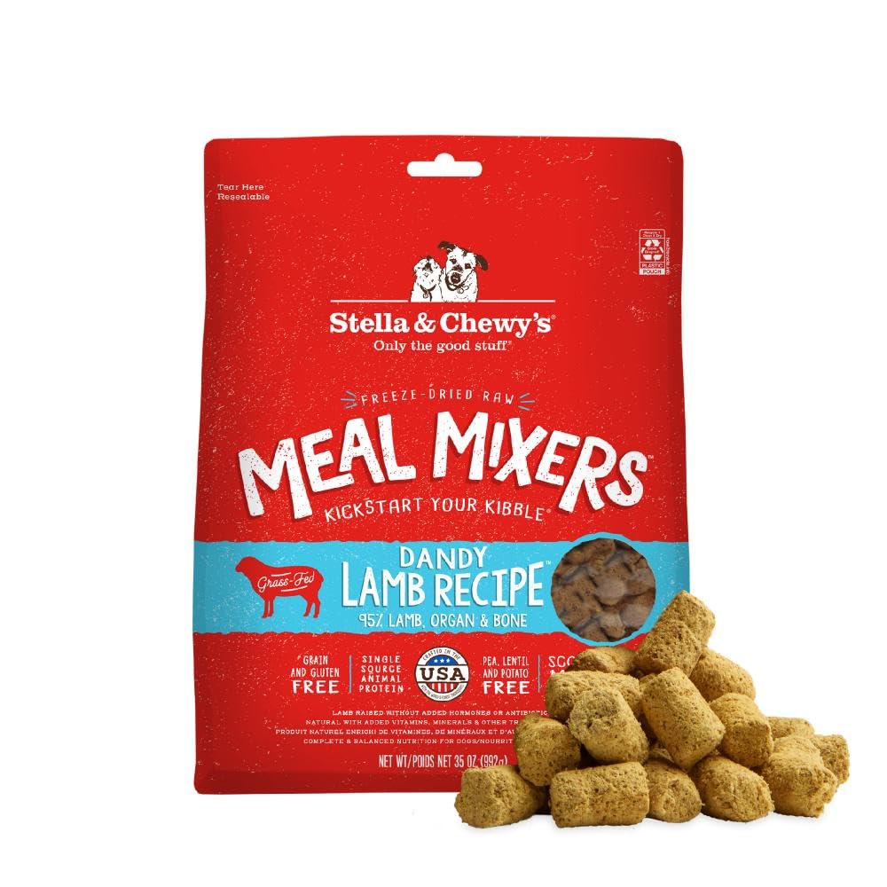 Stella & Chewy's Freeze-Dried Lamb Meal Mixers – Grain-Free Topper (35 oz)