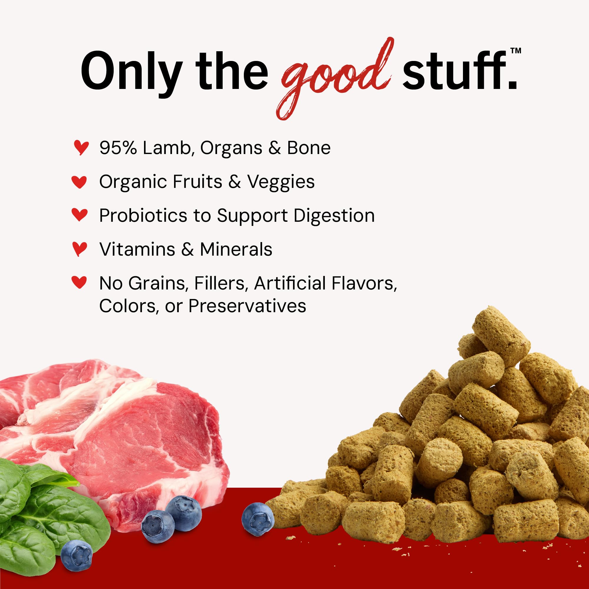 Stella & Chewy's Freeze-Dried Lamb Meal Mixers – Grain-Free Topper (35 oz)