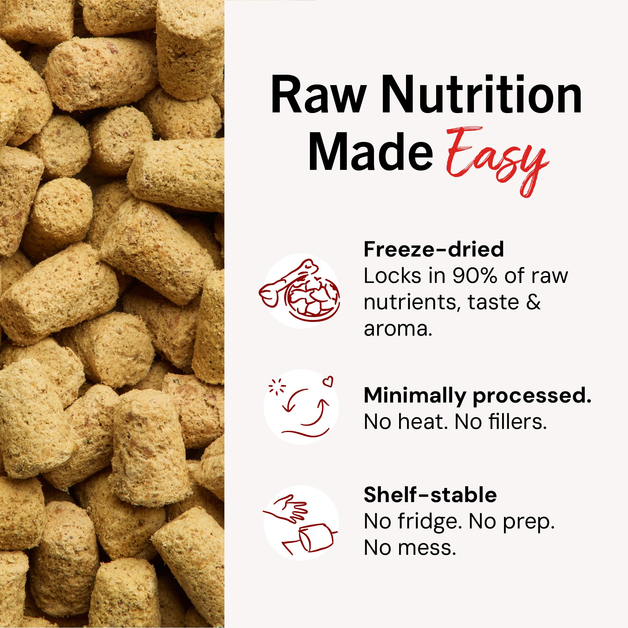 Stella & Chewy's Freeze-Dried Lamb Meal Mixers – Grain-Free Topper (35 oz)