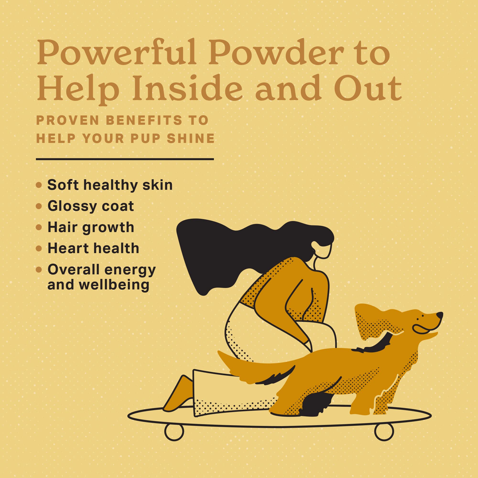 The Missing Link Skin & Coat + Probiotics Supplement for Dogs | 5lb Bag, Healthy Skin, Glossy Coat & Hair Growth