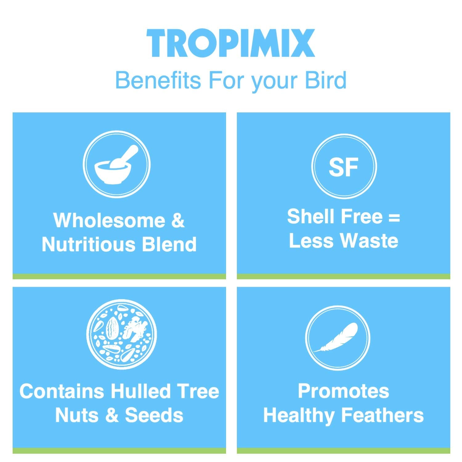 Hari Hagen Tropimix Enrichment Food for Small Parrots, 20 lb