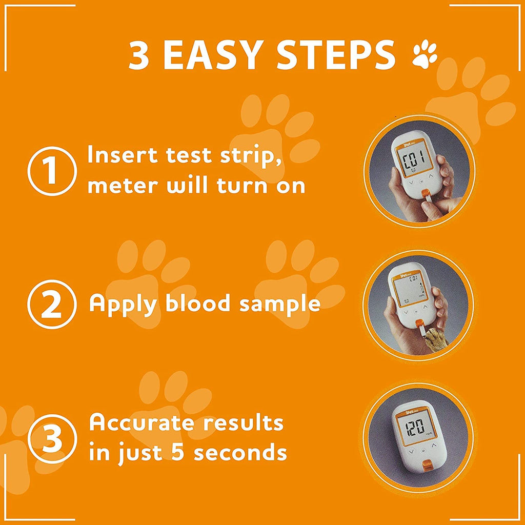 UltiCare iPet PRO Blood Glucose Test Strips — 50 Count for Home Pet Monitoring