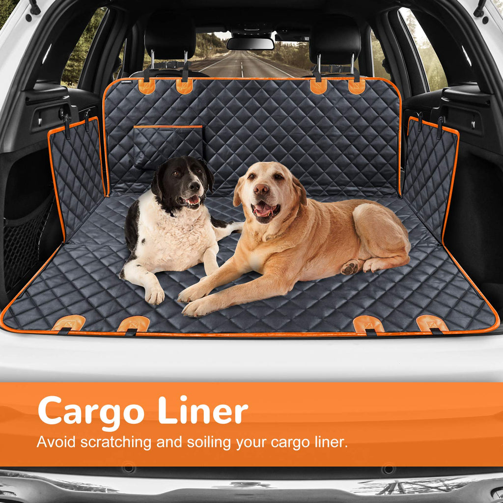 URPOWER Dog Car Seat Cover – 100% Waterproof Hammock, Nonslip, Easy Install