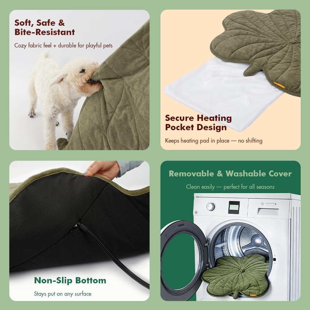 Vagascape Large Dog Heating Pad – Waterproof, Adjustable Temperature, 35x27 in