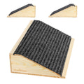 VavoPaw Dog Ramp for Stairs – Non-Slip Wooden Pet Steps (2-Pack, Light Wood)
