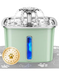 Veken Stainless Steel Cat Water Fountain 95oz/2.8L — Award-Winning, BPA-Free, 5-Stage Filtration