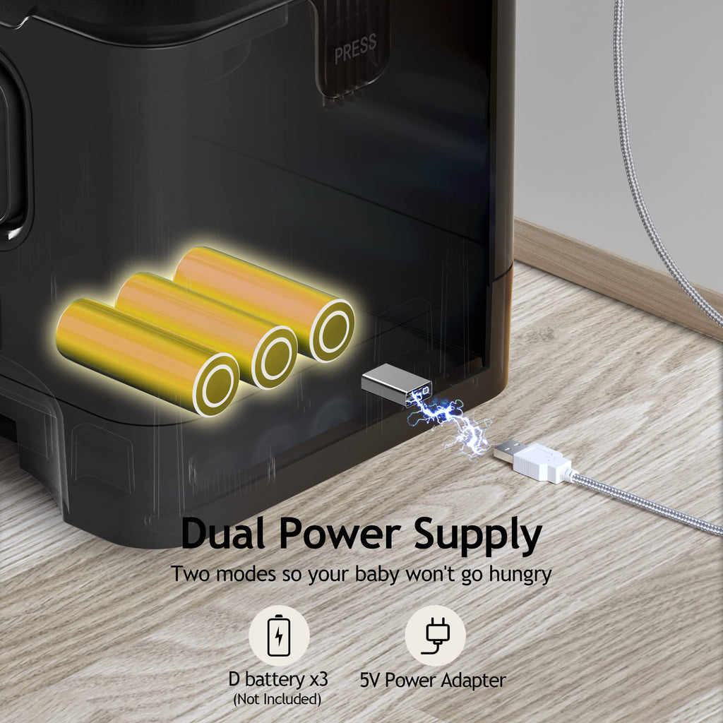 VOLUAS Automatic Cat Feeder – Timed Dispenser, 4 Meals/Day, 4L Capacity, Voice Recorder