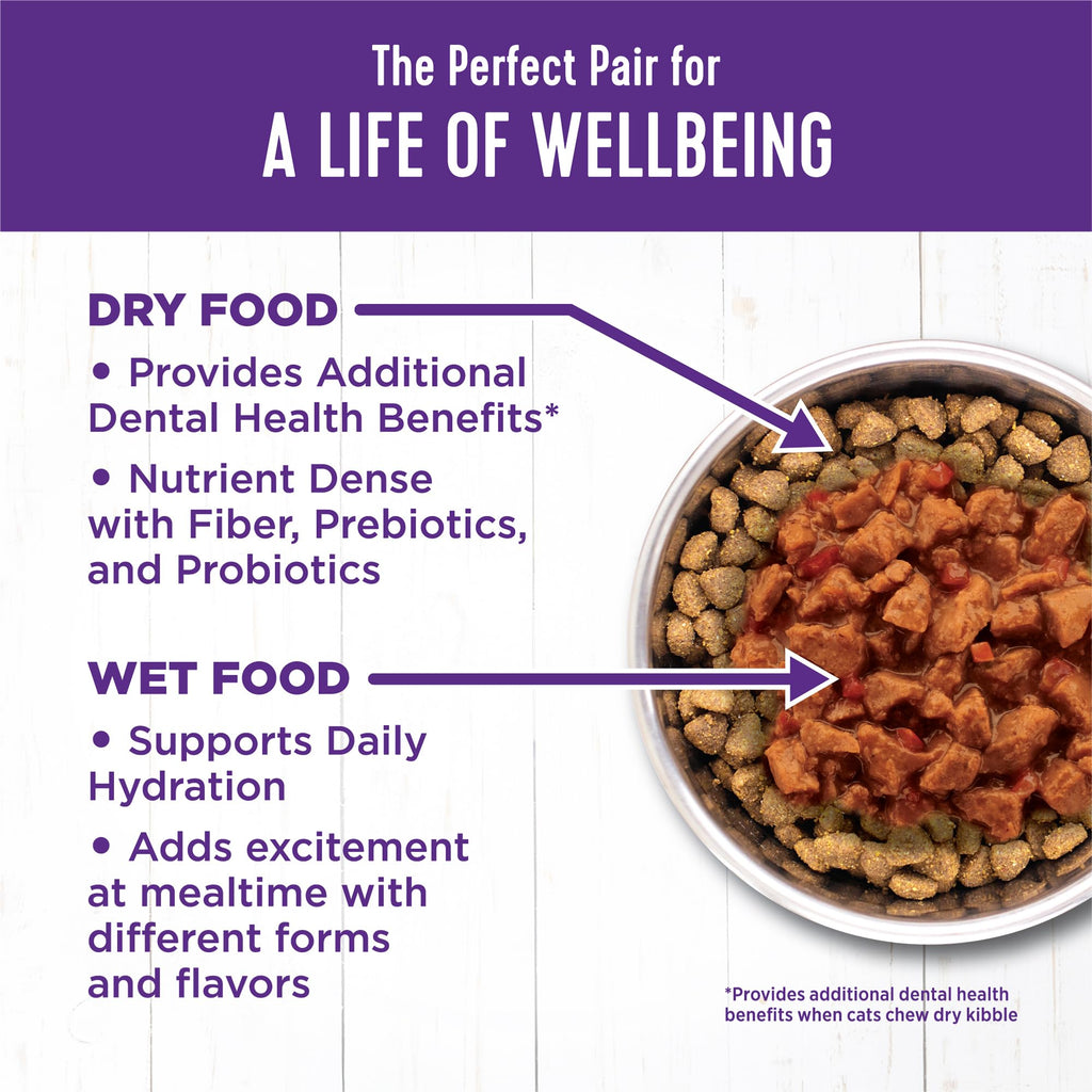 Wellness Complete Health Minced Tuna Entree — Grain-Free Wet Cat Food, 5.5 oz, 24 Pack