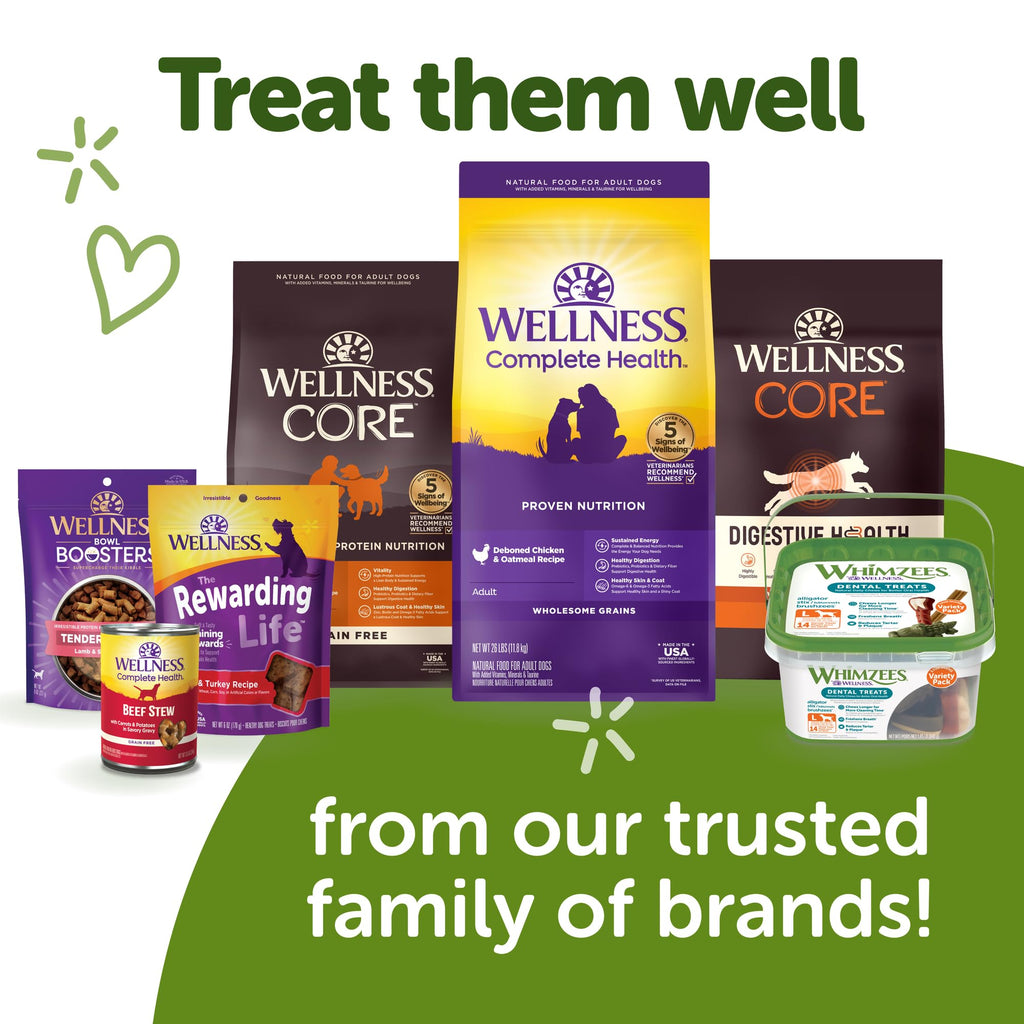 Whimzees Wellness Value Box - Medium Dog Dental Treats (44 Count)