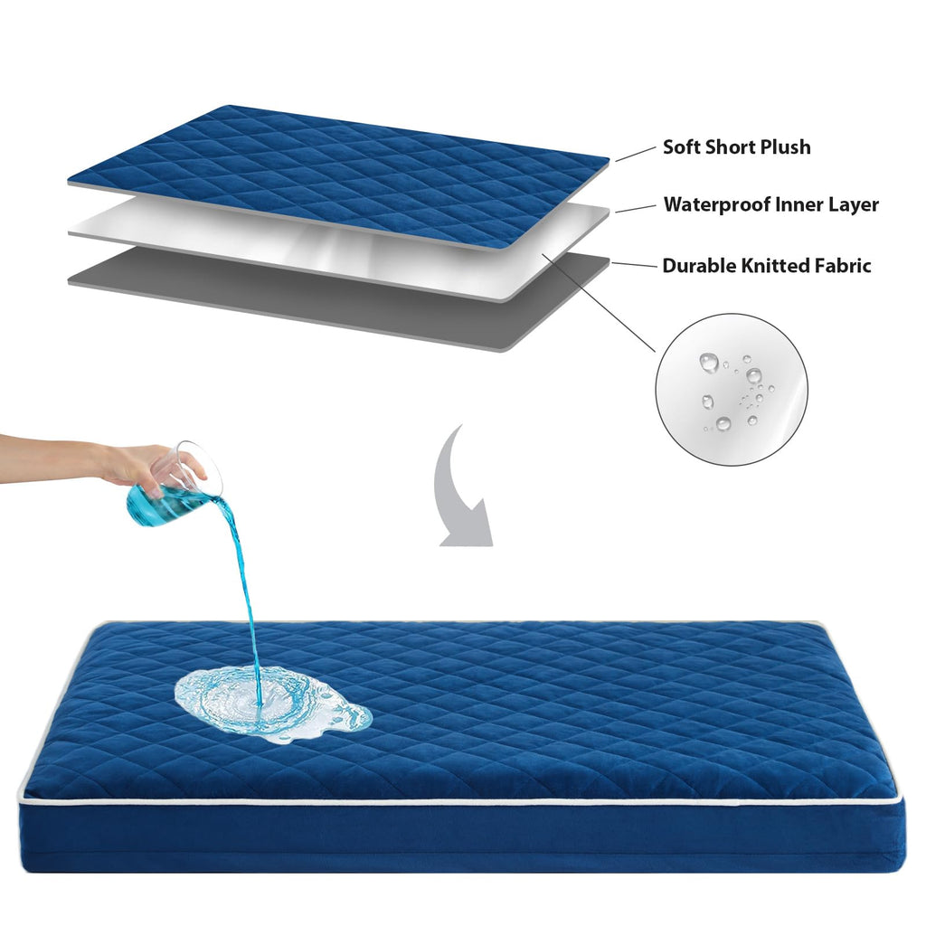 WNPETHOME Orthopedic XL Dog Bed – Large, Waterproof, Washable Cover, Non-Slip