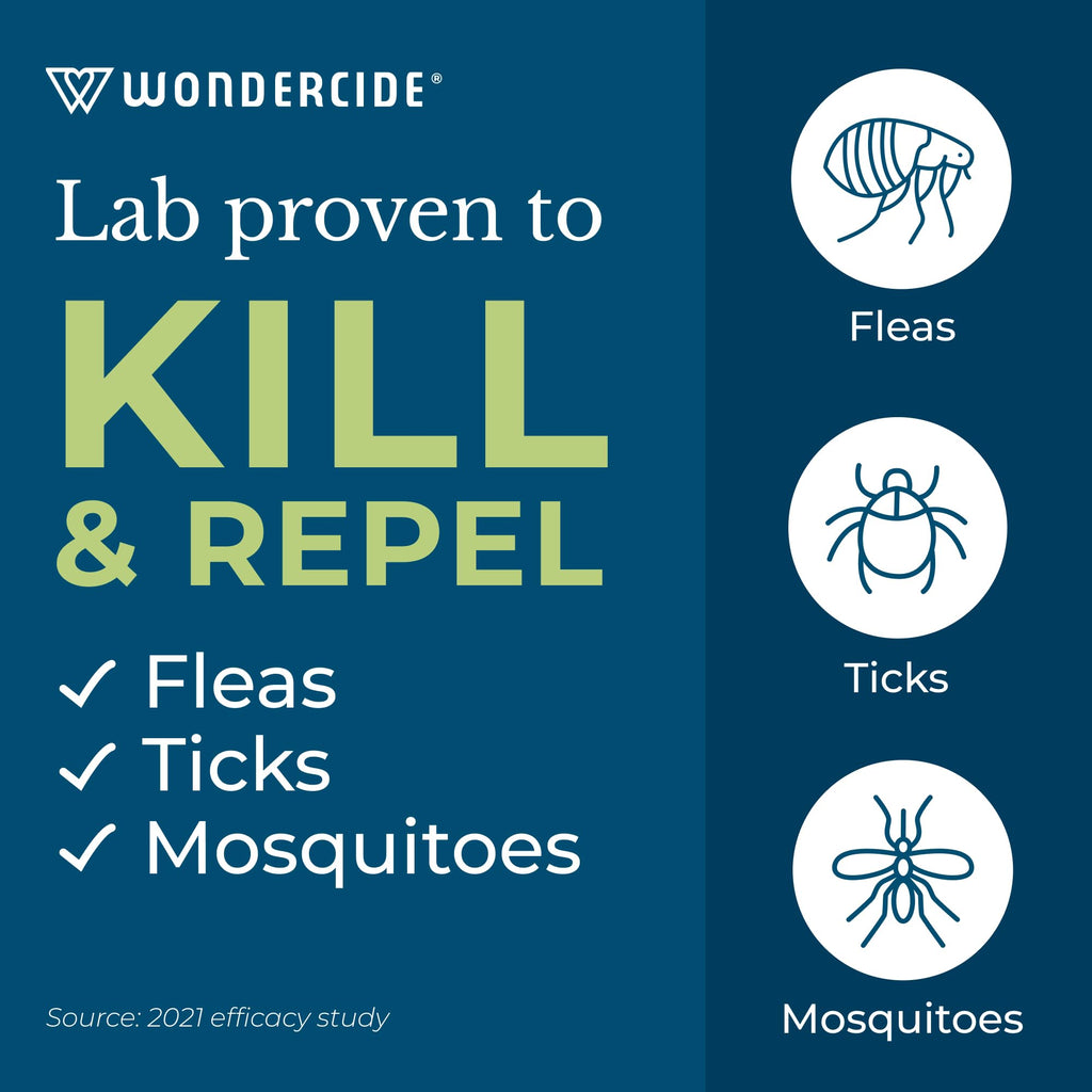 Wondercide Flea, Tick & Mosquito Spray for Dogs, Cats & Home — Lemongrass 128 oz