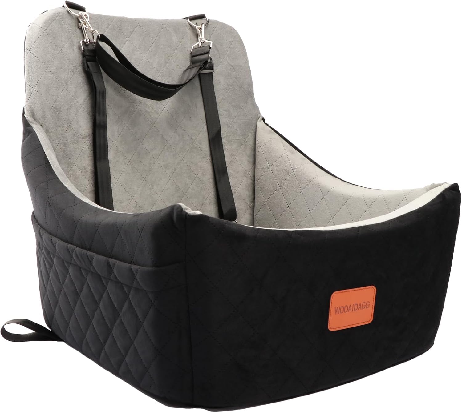 Wooaidagg Dog Car Seat for Medium Dogs – Detachable, Washable, Safe Travel Bed
