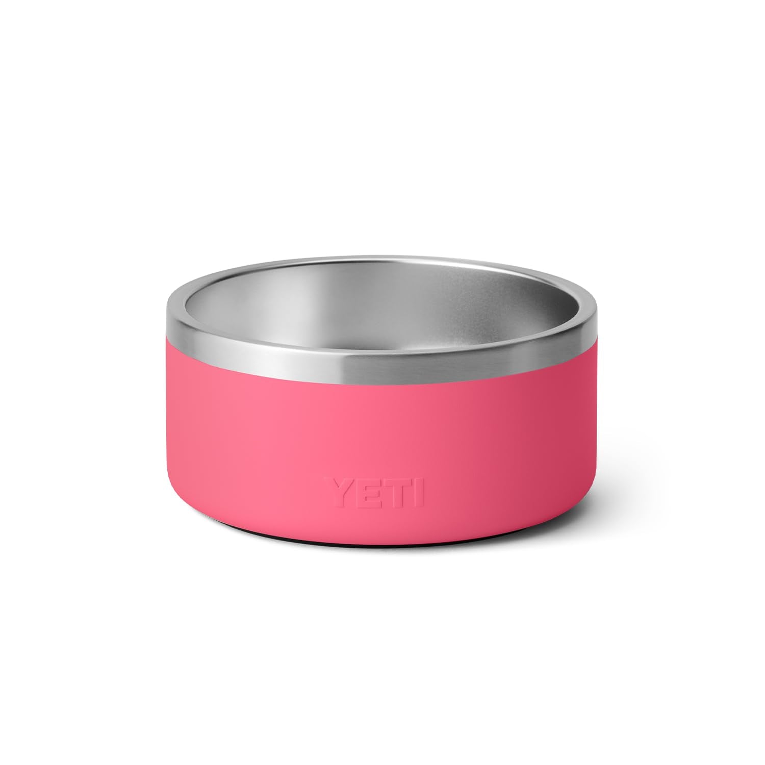 YETI Boomer 4 Dog Bowl – 32 oz Stainless Steel, Non-Slip, Tropical Pink