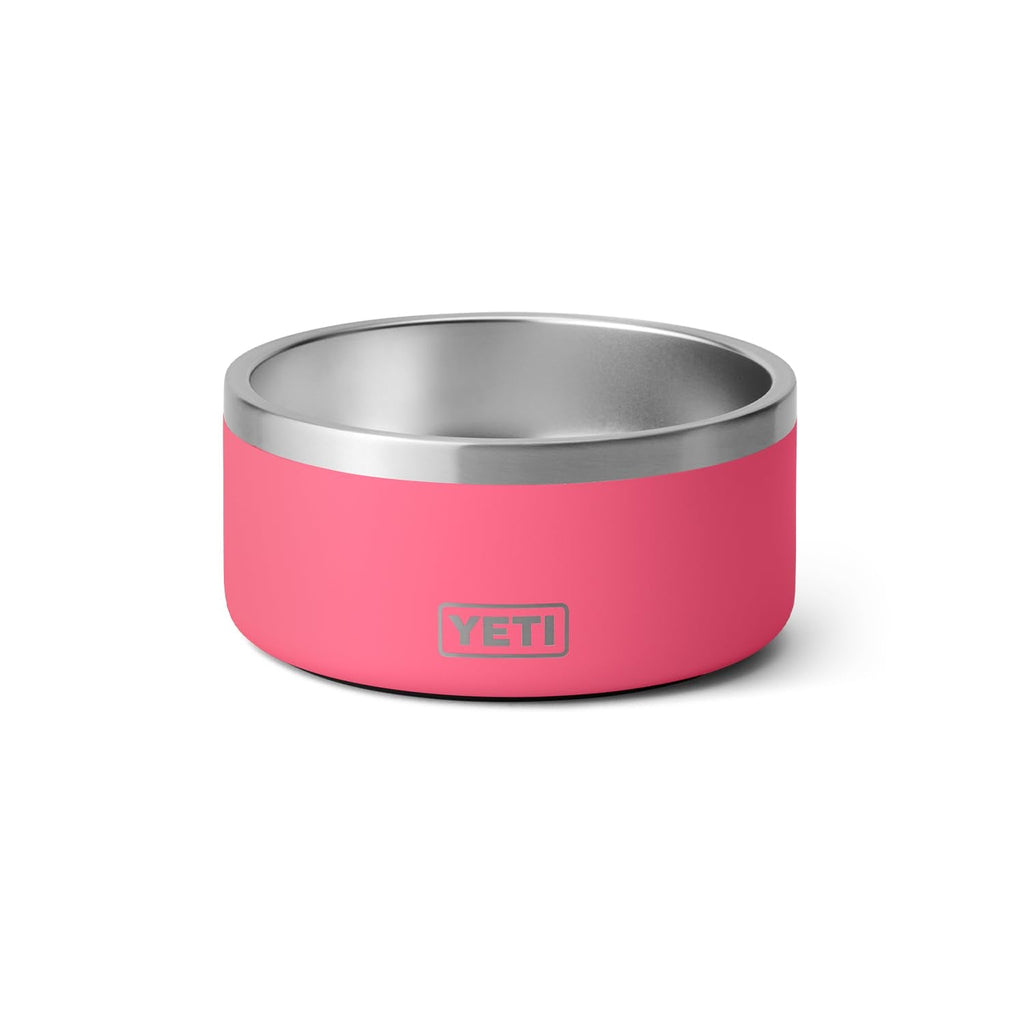 YETI Boomer 4 Dog Bowl – 32 oz Stainless Steel, Non-Slip, Tropical Pink