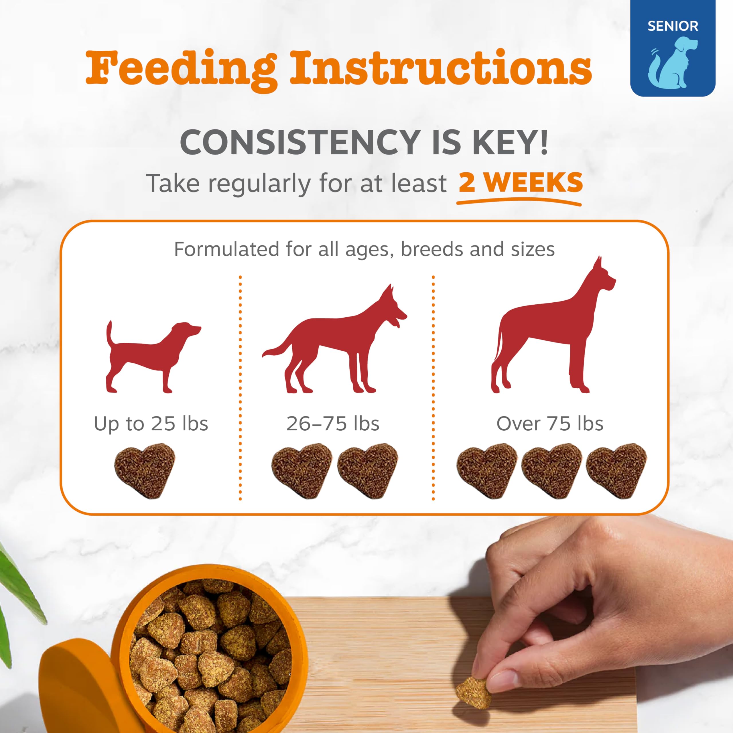 Zesty Paws Eye Supplement for Dogs – Vision Support with Antioxidants & Omega-3, 90 Soft Chews