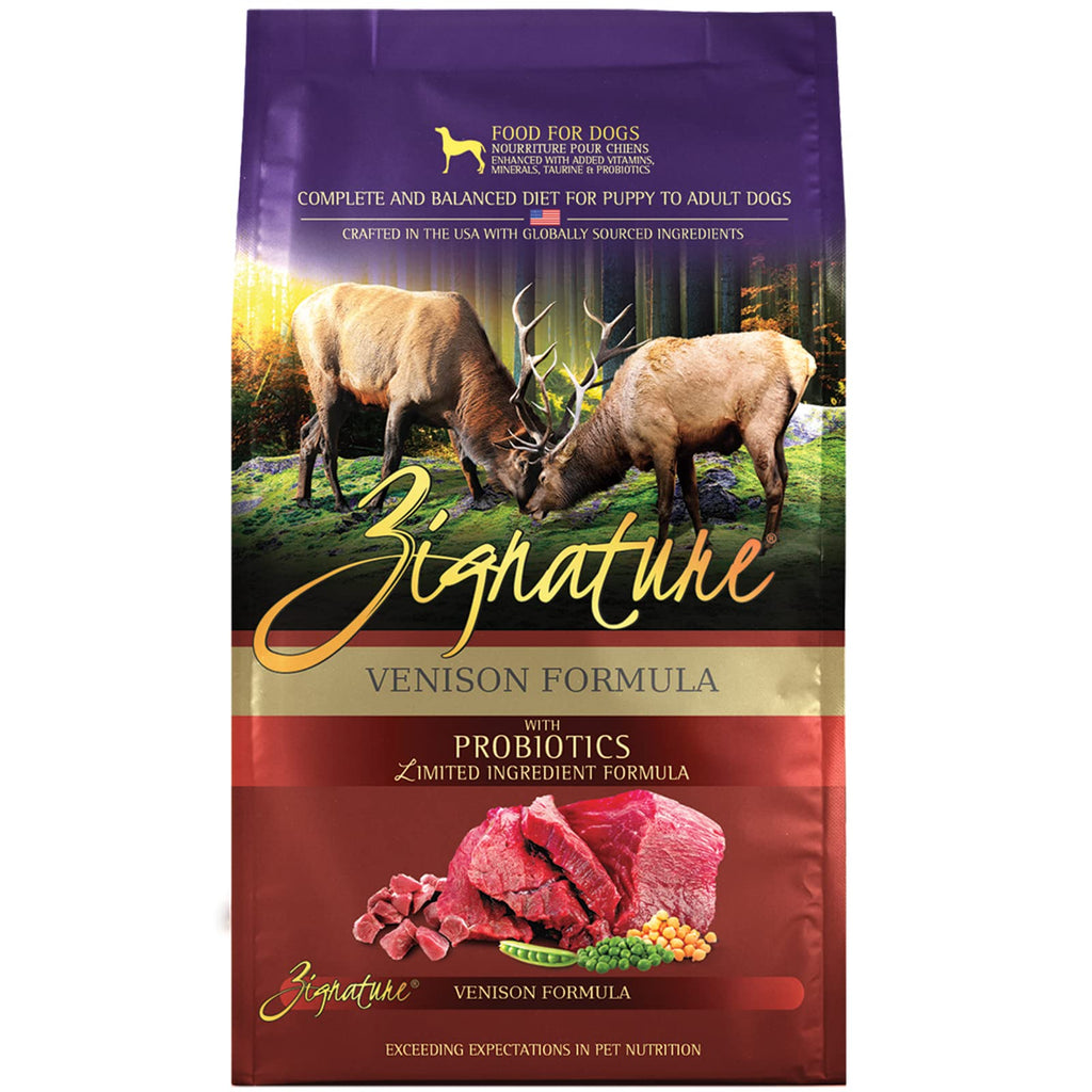 Zignature Venison Limited Ingredient Formula Dry Dog Food – 25lb