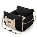 ZOMISIA Dog Car Seat for Small Dogs – Waterproof Booster with Clip-On Leash